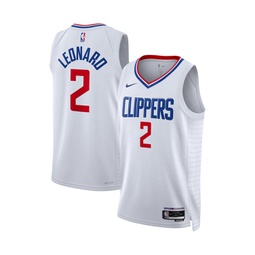 Mens Kawhi Leonard White LA Clippers Swingman Jersey - Association Edition