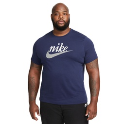 Sportswear Mens Heritage Script Logo Short-Sleeve Crewneck T-Shirt