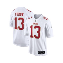 Mens Brock Purdy Tundra White San Francisco 49ers Fashion Game Jersey
