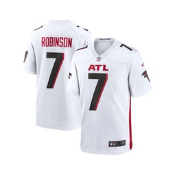 Mens Bijan Robinson White Atlanta Falcons 2023 NFL Draft First Round Pick Game Jersey