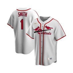 Mens Ozzie Smith White St. Louis Cardinals Home Cooperstown Collection Player Jersey