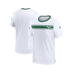 Mens White Distressed Philadelphia Eagles Sideline Coaches Alternate Performance T-shirt