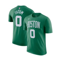 Mens Jayson Tatum Kelly Green Boston Celtics Icon 2022/23 Name and Number Performance T-shirt
