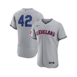 Mens Gray Cleveland Guardians 2023 Jackie Robinson Day Authentic Jersey