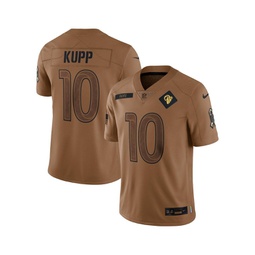 Mens Cooper Kupp Brown Distressed Los Angeles Rams 2023 Salute To Service Limited Jersey