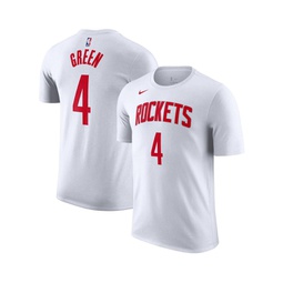 Mens Jalen Green White Houston Rockets 2022/23 Name and Number T-shirt