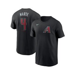 Mens Ketel Marte Black Arizona Diamondbacks 2024 Fuse Name and Number T-shirt