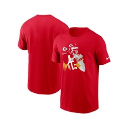 Mens Patrick Mahomes Red Kansas City Chiefs Player Graphic T-shirt