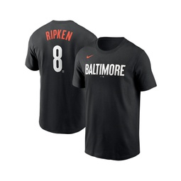 Mens Cal Ripken Black Baltimore Orioles 2023 City Connect Name and Number T-shirt