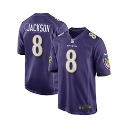 Mens Lamar Jackson Purple Baltimore Ravens Game Jersey