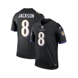 Mens Lamar Jackson Black Baltimore Ravens Legend Jersey