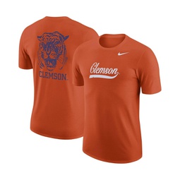Mens Orange Clemson Tigers 2-Hit Vault Performance T-shirt