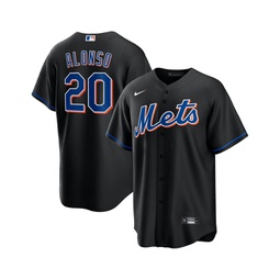 Mens Pete Alonso Black New York Mets 2022 Alternate Replica Player Jersey