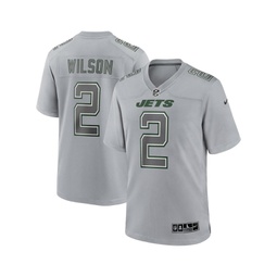 Mens Zach Wilson Gray New York Jets Atmosphere Fashion Game Jersey