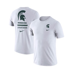 Mens White Michigan State Spartans DNA Logo Performance T-shirt