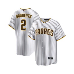 Mens Xander Bogaerts White Brown San Diego Padres Home Official Replica Player Jersey