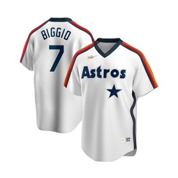 Mens Craig Biggio White Houston Astros Home Cooperstown Collection Logo Player Jersey