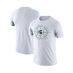Mens White Michigan State Spartans Basketball Icon Legend Performance T-shirt