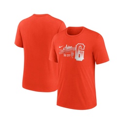 Mens Orange San Francisco Giants City Connect Tri-Blend T-shirt