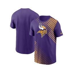 Mens Purple Minnesota Vikings Yard Line Fashion Asbury T-shirt