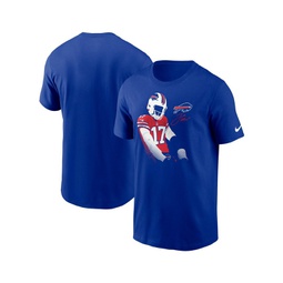 Mens Josh Allen Royal Buffalo Bills Player Graphic T-shirt