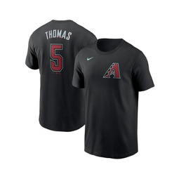 Mens Alek Thomas Black Arizona Diamondbacks 2024 Fuse Name and Number T-shirt