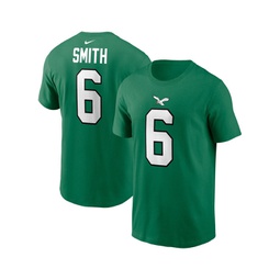 Mens DeVonta Smith Kelly Green Philadelphia Eagles Alternate Player Name and Number T-shirt