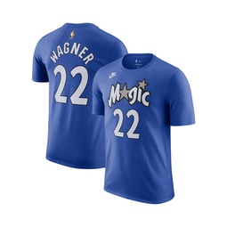 Mens Franz Wagner Blue Orlando Magic 2023/24 Classic Edition Name and Number T-shirt