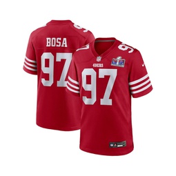 Mens Nick Bosa Scarlet San Francisco 49ers Super Bowl LVIII Game Jersey