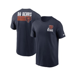 Mens Navy Chicago Bears Blitz Essential T-shirt