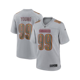 Mens Chase Young Gray Washington Commanders Atmosphere Fashion Game Jersey