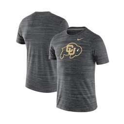 Mens Black Colorado Buffaloes Team Logo Velocity Legend Performance T-shirt