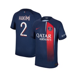 Mens Achraf Hakimi Navy Paris Saint-Germain 2023/24 Home Authentic Player Jersey