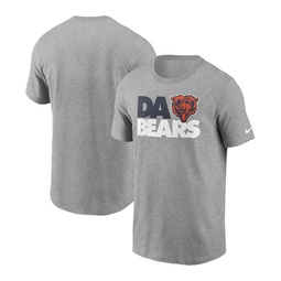 Mens Heathered Gray Chicago Bears Hometown Collection Da Bears T-Shirt