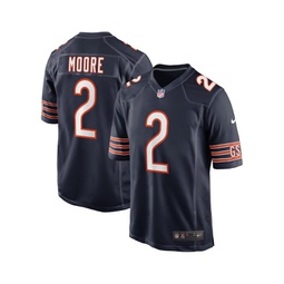 Mens D.J. Moore Navy Chicago Bears Team Color Game Jersey