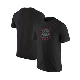 Mens Black Georgia Bulldogs Logo Color Pop T-shirt