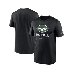 Mens Black New York Jets Infographic Performance T-shirt