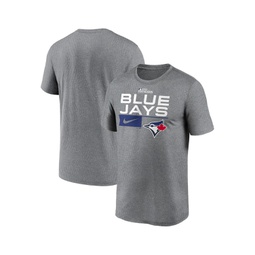 Mens Heather Charcoal Toronto Blue Jays 2023 Postseason Legend Performance T-shirt