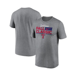 Mens Heather Charcoal Texas Rangers 2023 World Series Fall Classic T-shirt