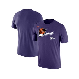 Mens and Womens Purple Phoenix Mercury Split Logo Performance T-shirt