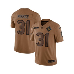Mens Dameon Pierce Brown Distressed Houston Texans 2023 Salute To Service Limited Jersey