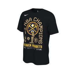 Mens Black Denver Nuggets 2023 NBA Finals Champions Locker Room T-shirt