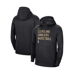 Mens and Womens Black Cleveland Cavaliers 2023/24 Performance Spotlight On-Court Practice Pullover Hoodie
