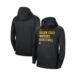 Mens and Womens Black Golden State Warriors 2023/24 Performance Spotlight On-Court Practice Pullover Hoodie