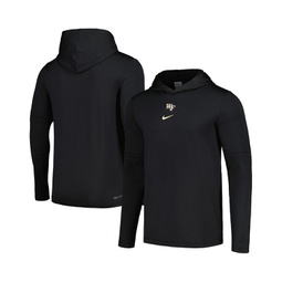 Mens Black Wake Forest Demon Deacons 2023 Sideline Player Performance Hoodie Top