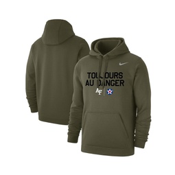 Mens Olive Air Force Falcons Rivalry Always Into Danger Club Pullover Hoodie