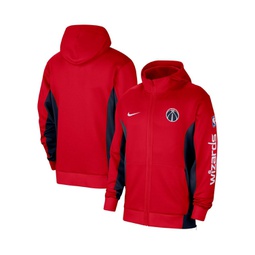 Mens Red Washington Wizards 2023/24 Authentic Showtime Full-Zip Hoodie