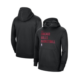Mens and Womens Black Chicago Bulls 2023/24 Performance Spotlight On-Court Practice Pullover Hoodie