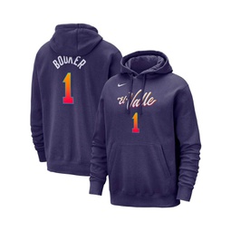Mens Devin Booker Purple Phoenix Suns 2023/24 City Edition Name and Number Pullover Hoodie