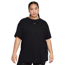 Plus Size Active Sportswear Essential Womens Logo T-Shirt